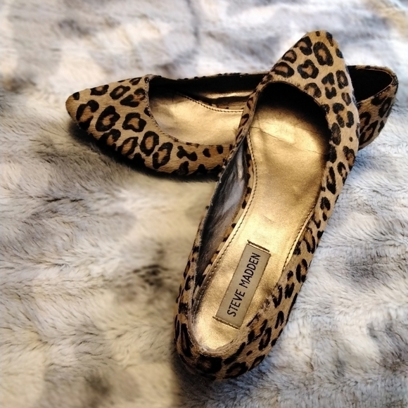 Sofie Steve Madden Pony Hair Slip On Shoe Size 7.5 - Picture 5 of 7